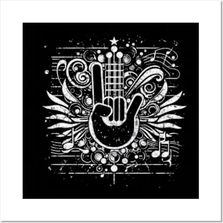 Stand Out with Cool Rock Band Tees Posters and Art